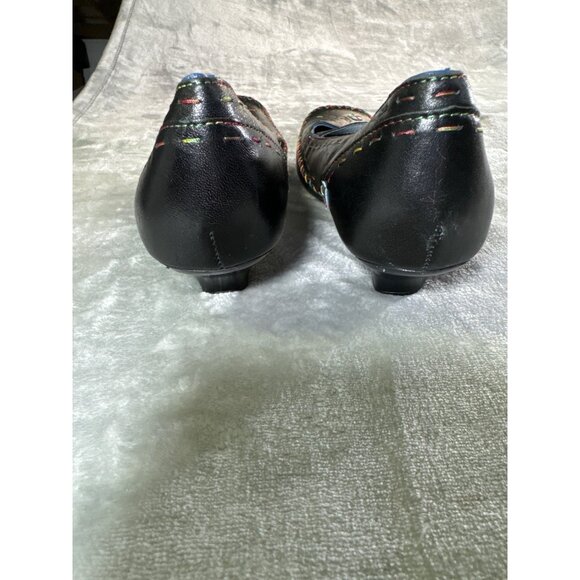 Indigo by Clarks unbuckle heal great condition size 8.5M pre-owned strap 2" heel - Picture 9 of 10